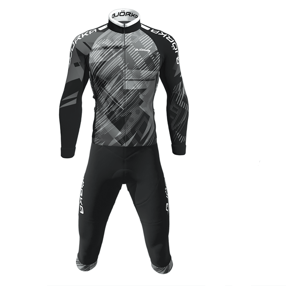Mountain Biking Wallpaper - Spring/Autumn Bjorka Cycling Long Sleeve Jersey