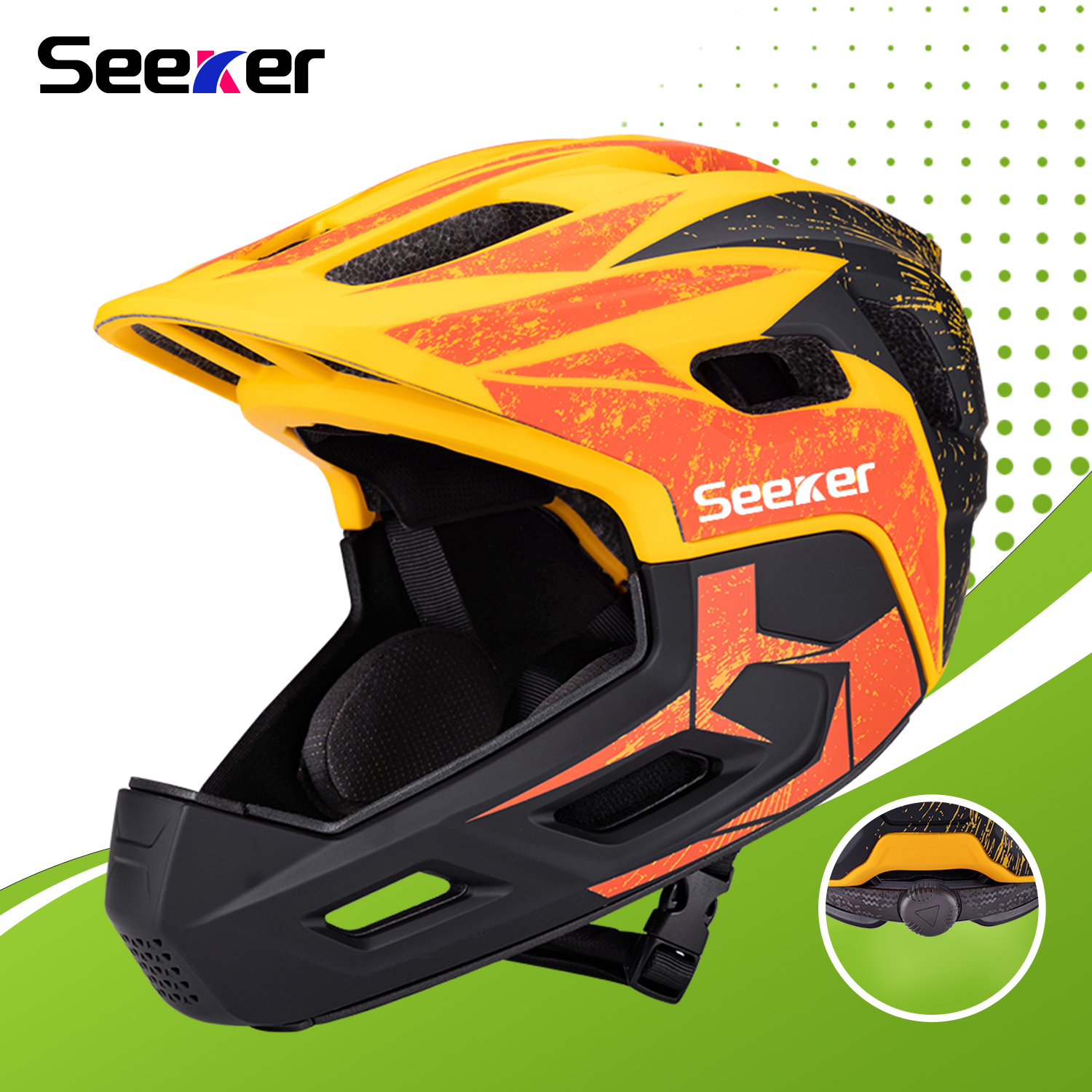 UMUSEEKER children's full-face – Mountain Biking Helmet Kids recenzja i cena
