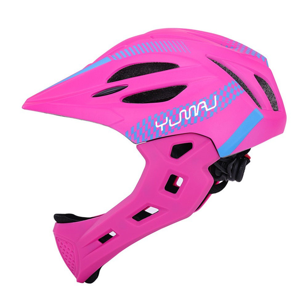 NEW Children full face with LE – Mountain Biking Helmet Kids recenzja i cena