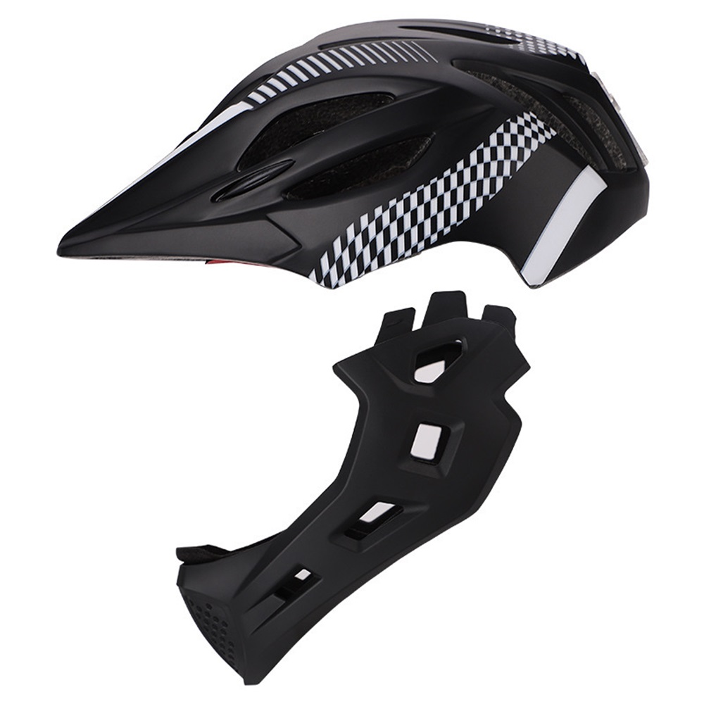 NEW Children full face with LE – Mountain Biking Helmet Kids recenzja i cena