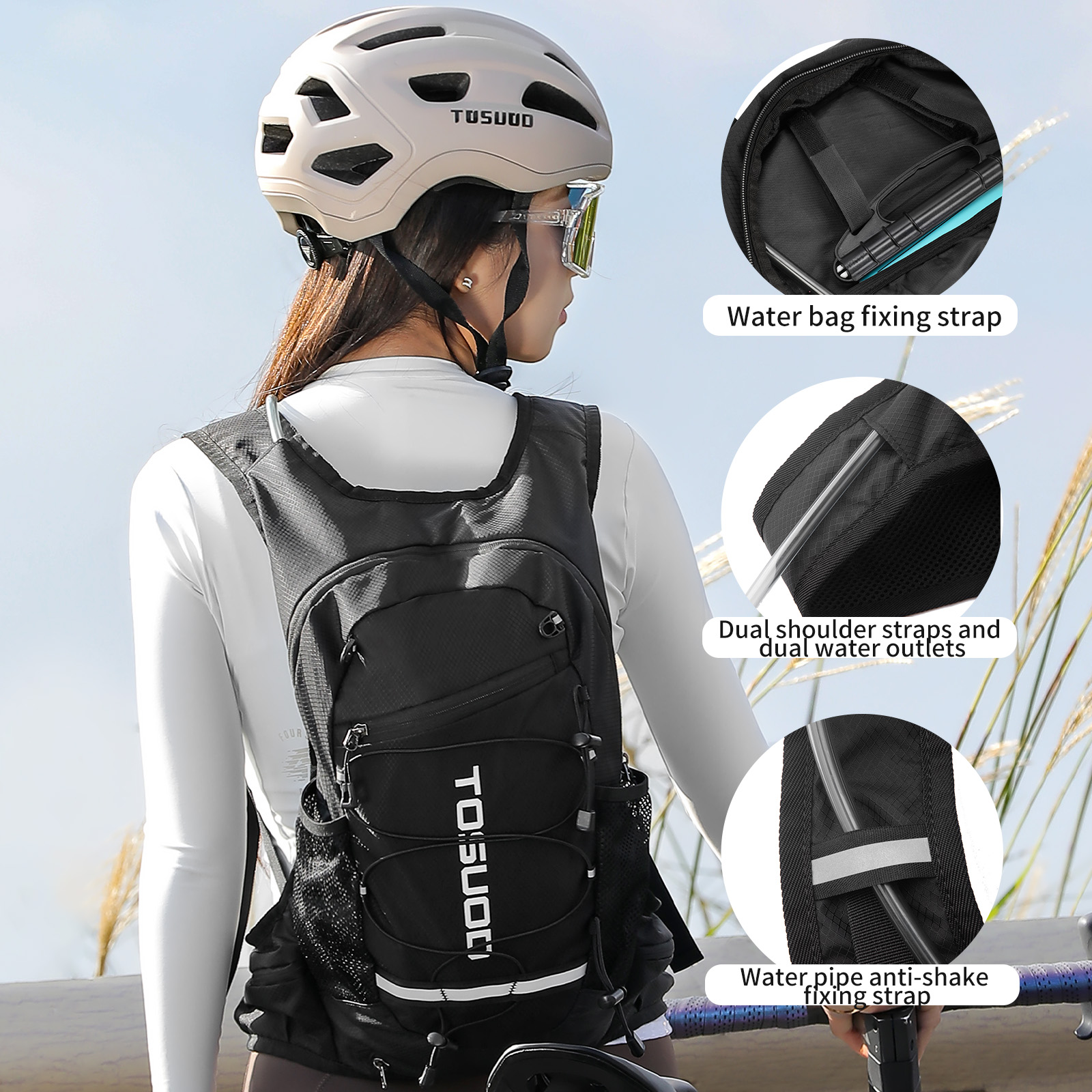 TOSUOD Motorcycle Cycling Hydr – Mountain Biking Hydration Pack recenzja i cena