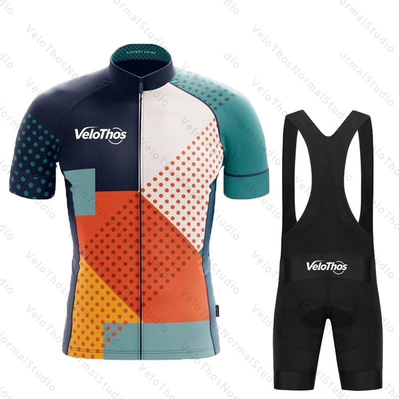 VeloThos Short sleeve Cycling  – Mountain Biking Wallpaper recenzja i cena