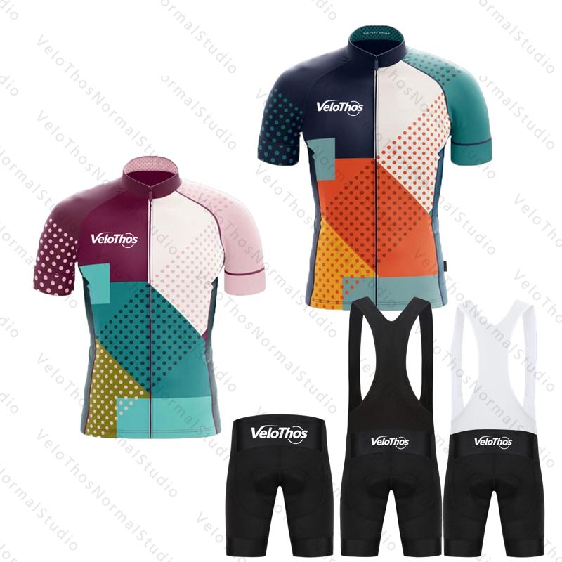 VeloThos Short sleeve Cycling  – Mountain Biking Wallpaper recenzja i cena