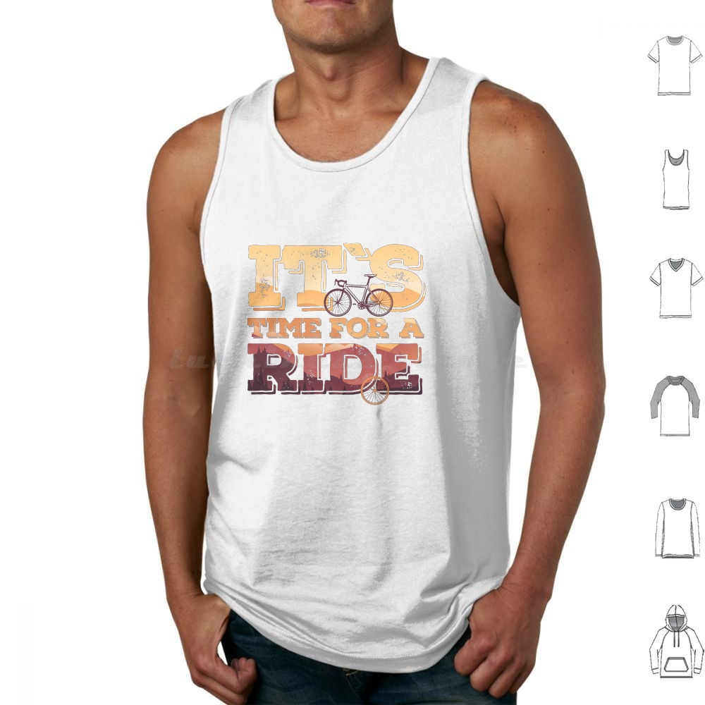 It's Time For A Ride Tank Tops – Mountain Biking Helmet Kids recenzja i cena