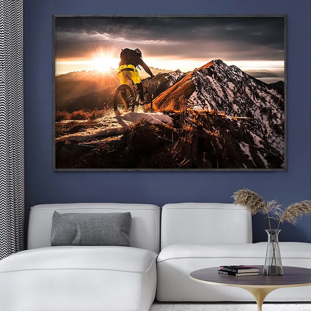 SP080 Silk Cloth Wall Poster M – Mountain Biking Movies recenzja i cena