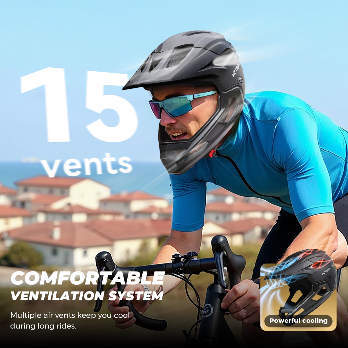 VICTGOAL Adult Detachable MTB  – Mountain Biking Helmet Kids recenzja i cena