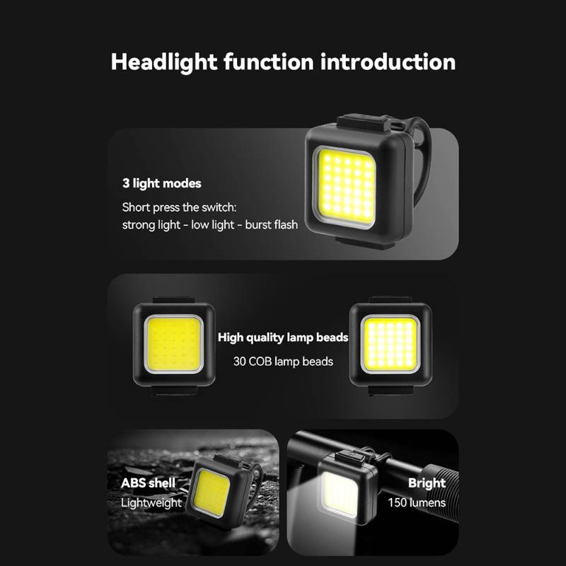 2 PCs Mini Mountain Bike Light – Mountain Biking Rucksack recenzja i cena