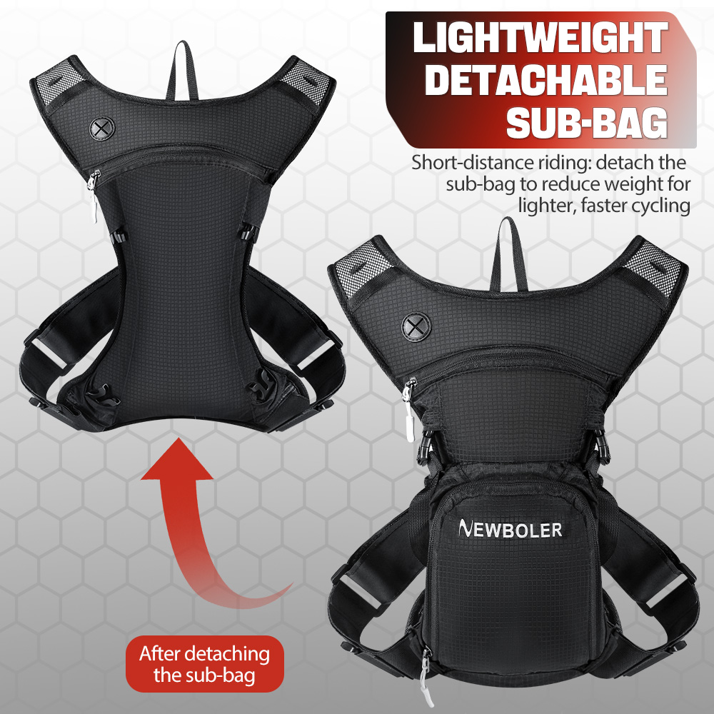 NEWBOLER 8L Motorcycle Cycling – Mountain Biking Rucksack recenzja i cena