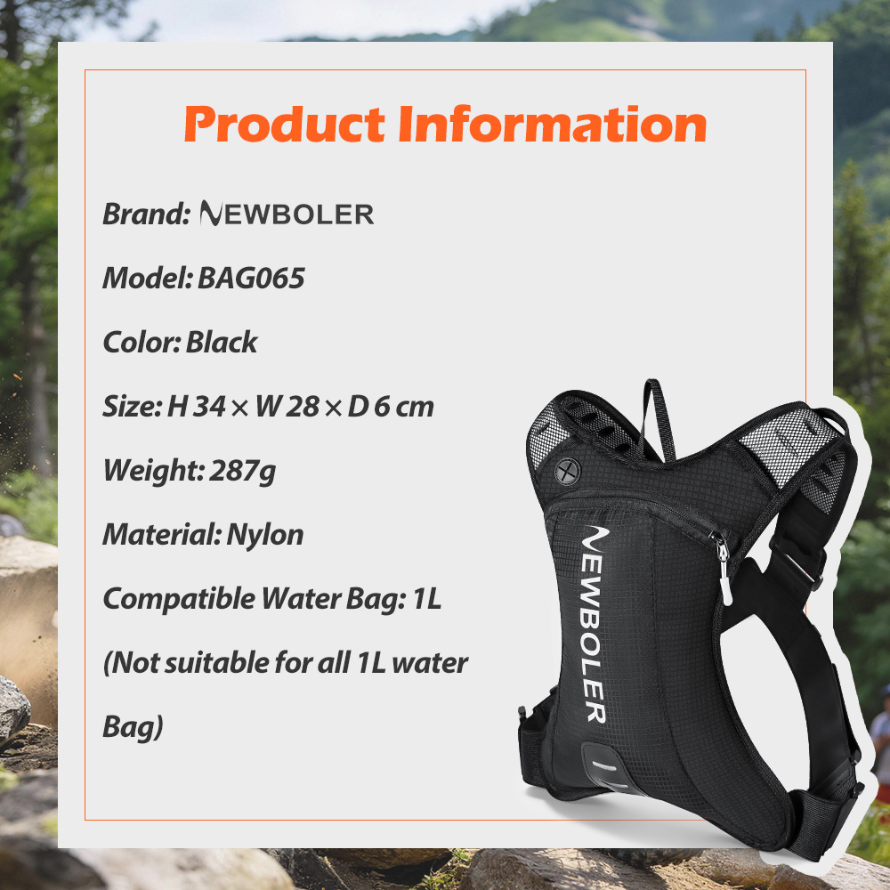 NEWBOLER 5L Motorcycle Cycling – Mountain Biking Hydration Pack recenzja i cena