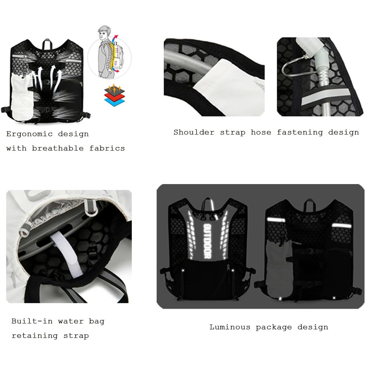 Reflective Running Hydration V – Mountain Biking Rucksack recenzja i cena