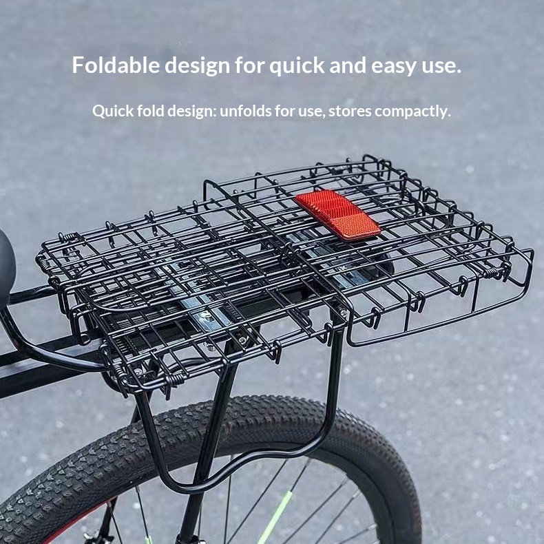Foldable Bicycle Rear Basket L – Mountain Biking Rucksack recenzja i cena